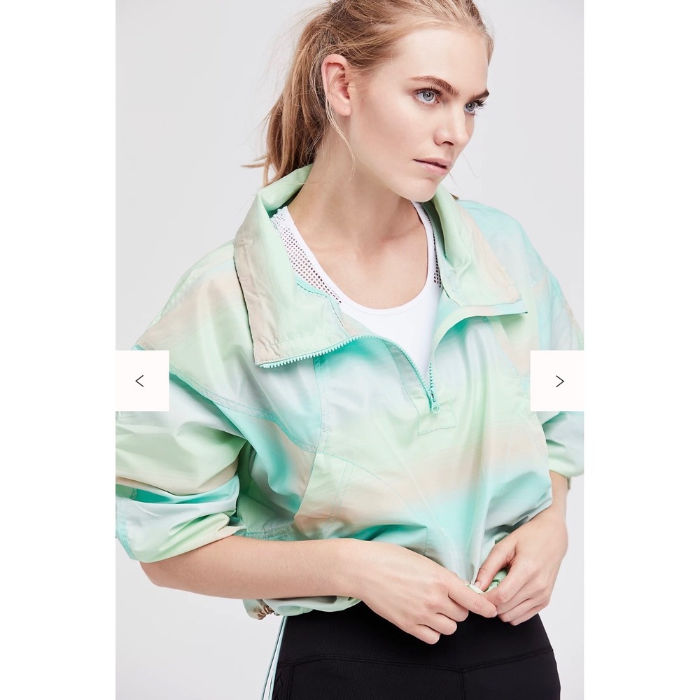 Free People Movement Fade Into You Pullover in a pastel rainbow Size large